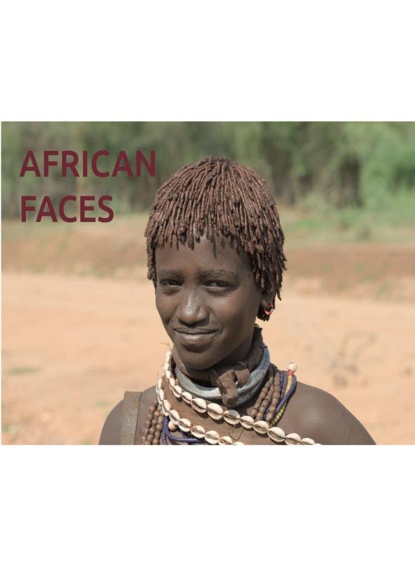 African Faces Wall Calendar 2027