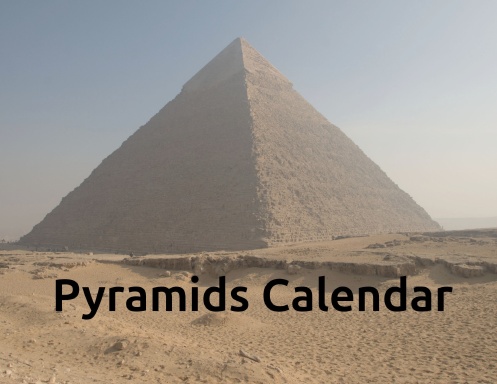 Pyramids Wall Calendar 2027