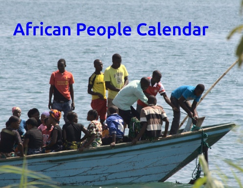 African People Wall Calendar 2027